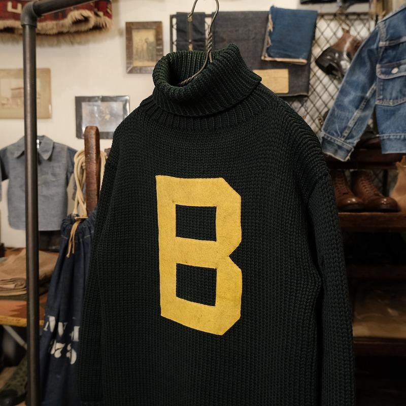 1910's A.G. SPALDING & BROS TURTLENECK SPORTS SWEATER