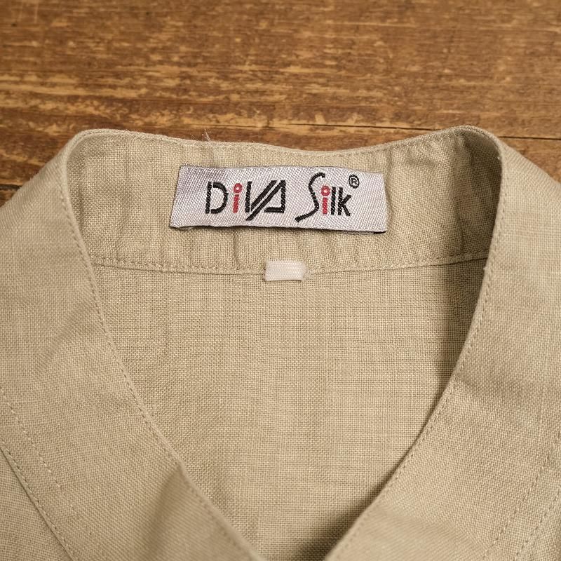 DIVA SILK LINEN SHIRT