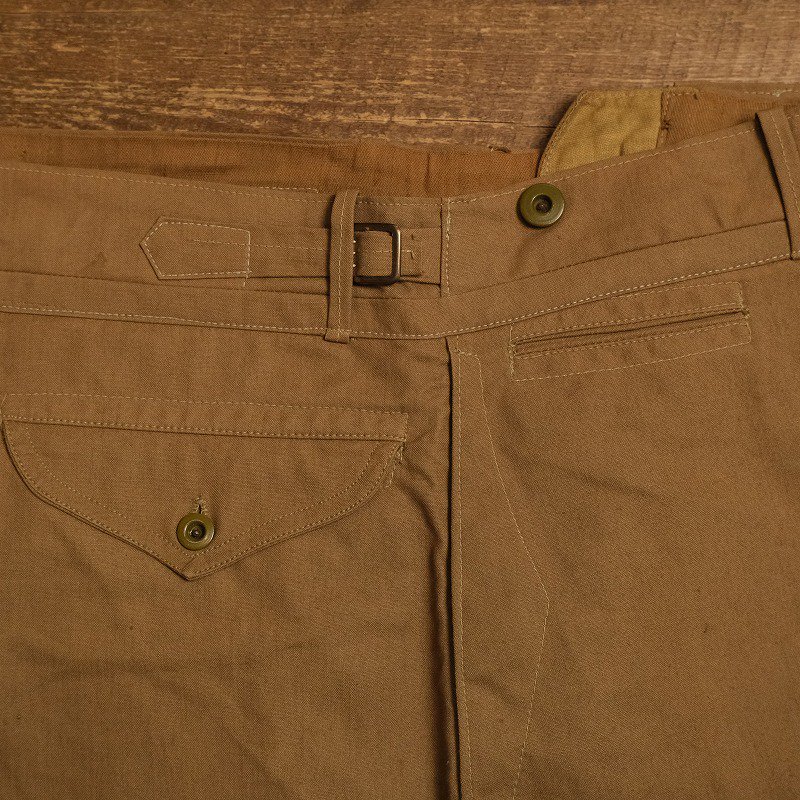 1910's COTTON CANVAS WORK TROUSERS