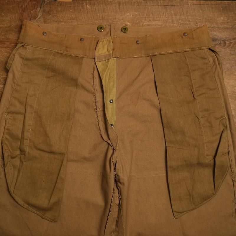 1910's COTTON CANVAS WORK TROUSERS