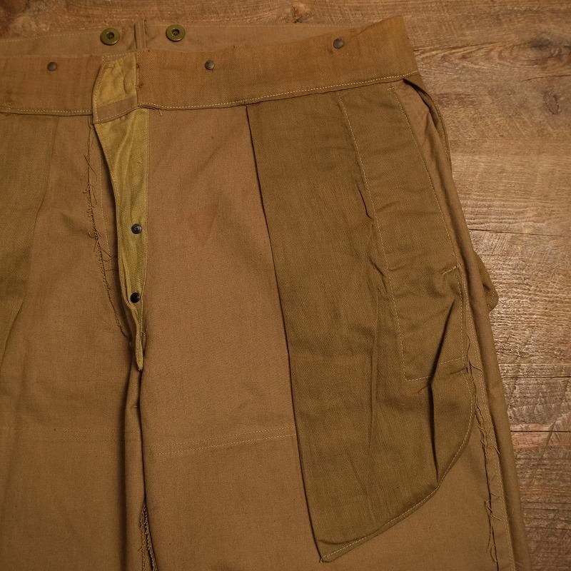 1910's COTTON CANVAS WORK TROUSERS