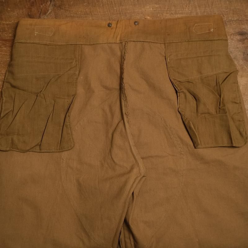 1910's COTTON CANVAS WORK TROUSERS