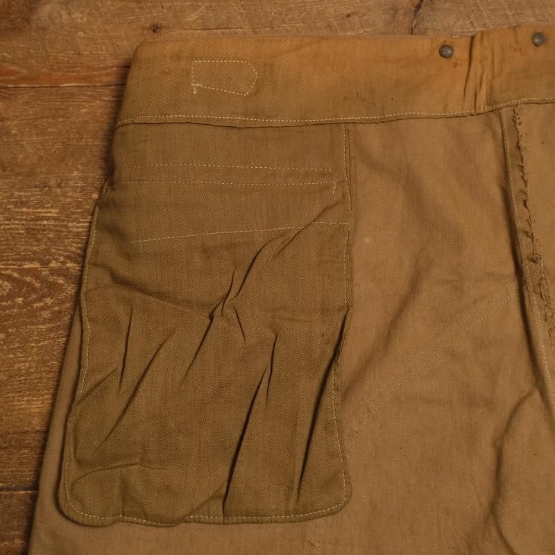 1910's COTTON CANVAS WORK TROUSERS