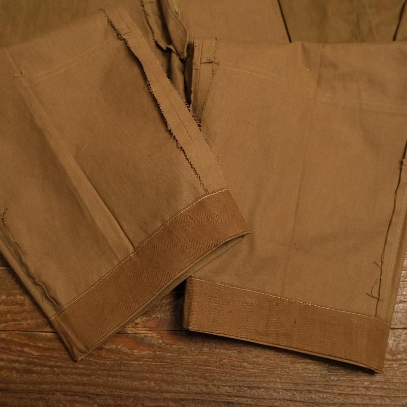 1910's COTTON CANVAS WORK TROUSERS