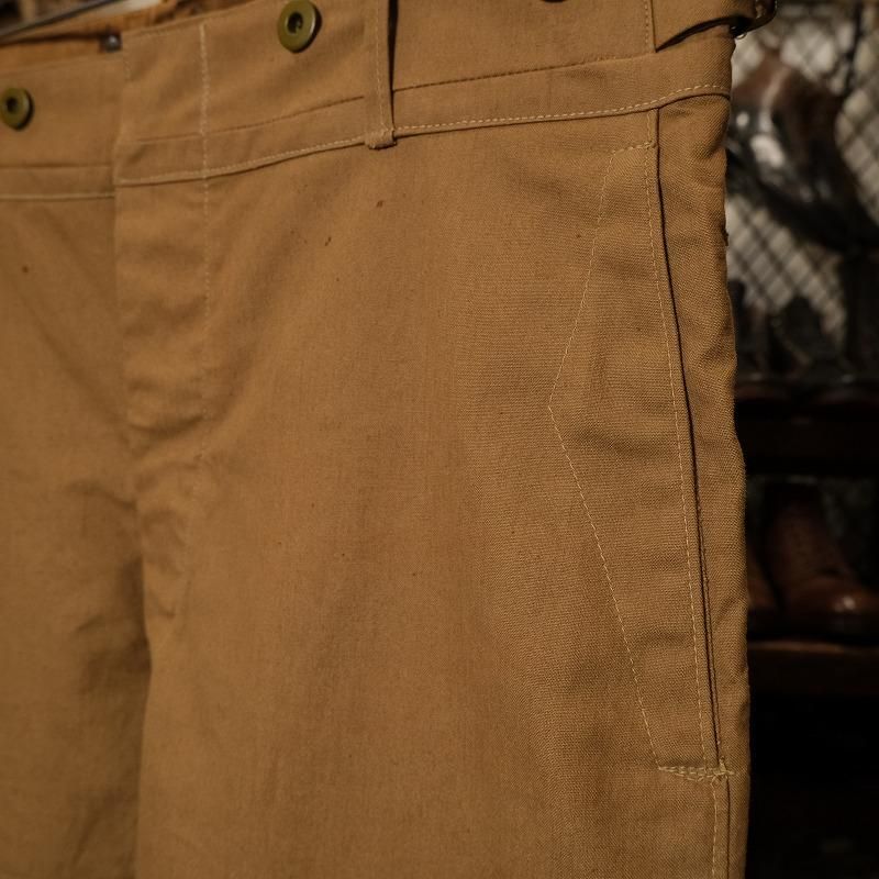 1910's COTTON CANVAS WORK TROUSERS