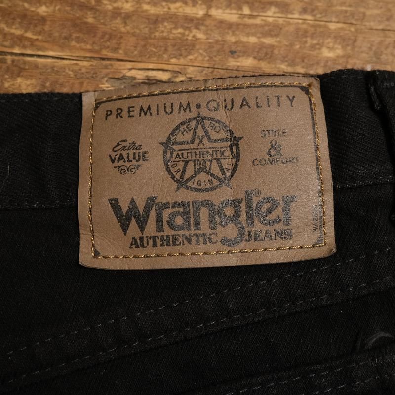 1990's WRANGLER BLACK DENIM SHORTS