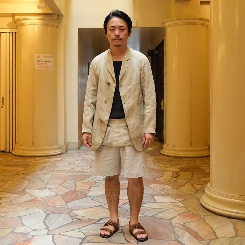 1890's～1900's LINEN SACK COAT - Cocky Crew Store -Antiques & Old