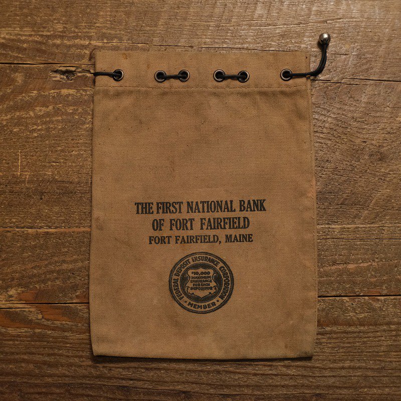 1950's THE FIRST NATIONAL BANK BAG