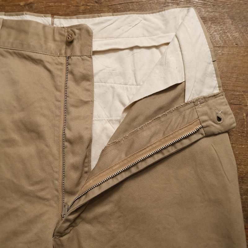 1960's U.S.ARMY COTTON KHAKI TROUSERS