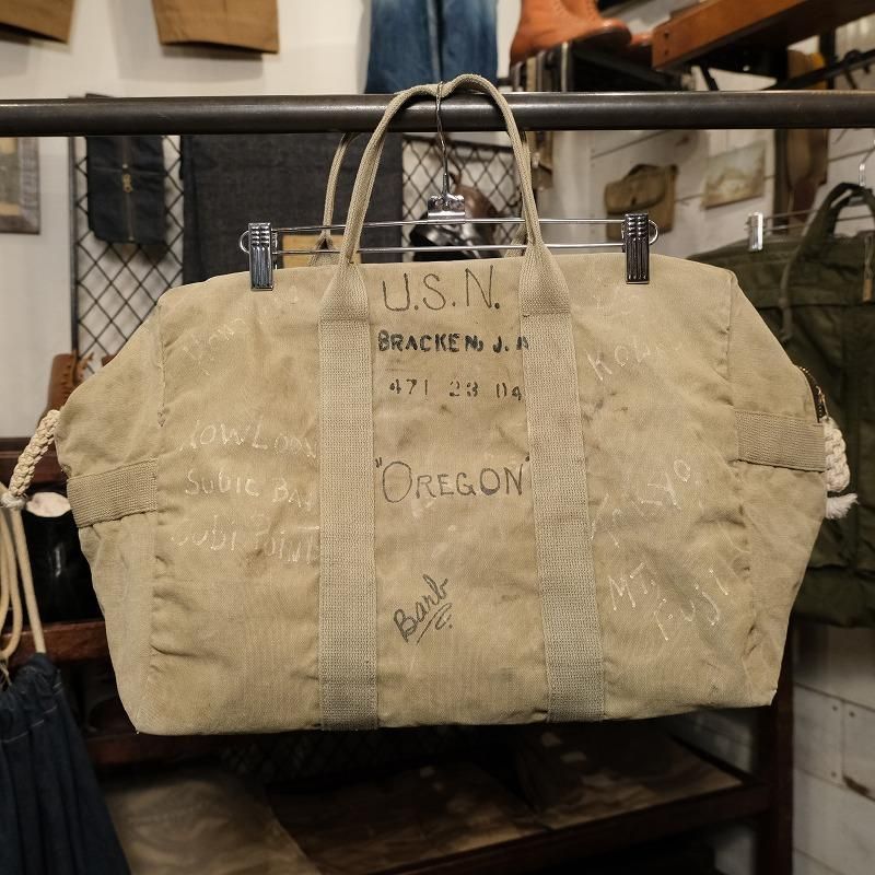 1940's U.S.NAVY CANVAS BAG