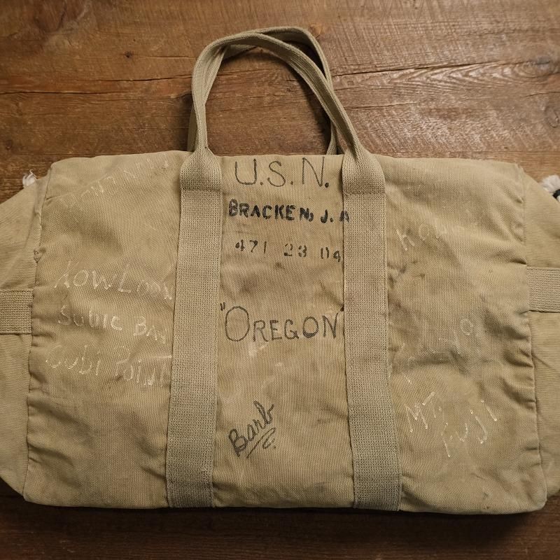 1940's U.S.NAVY CANVAS BAG