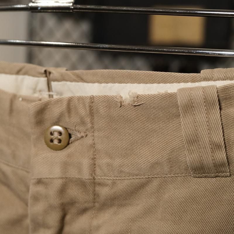 1960's U.S.ARMY COTTON KHAKI TROUSERS