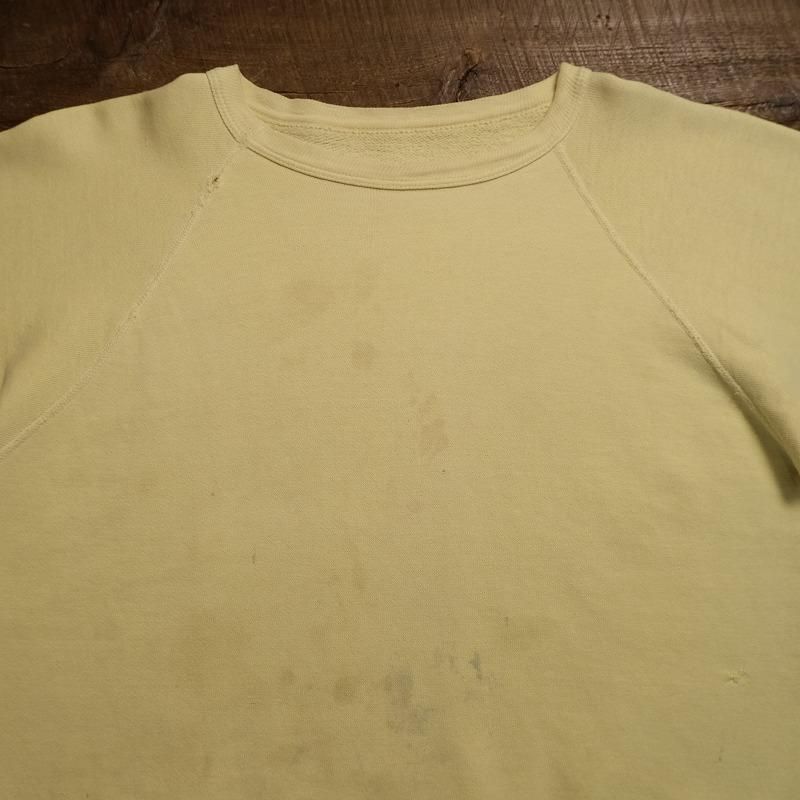 1960's LEMON YELLOW SWEAT SHIRT