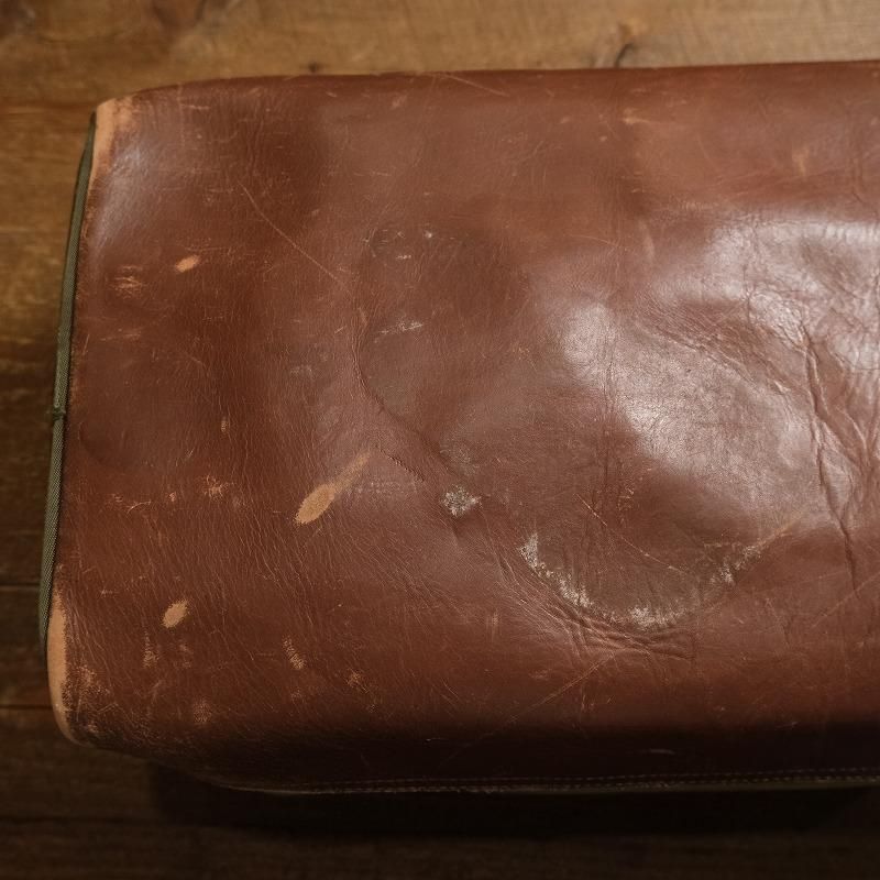 1970's GOKEYS CANVAS LEATHER BOSTON BAG