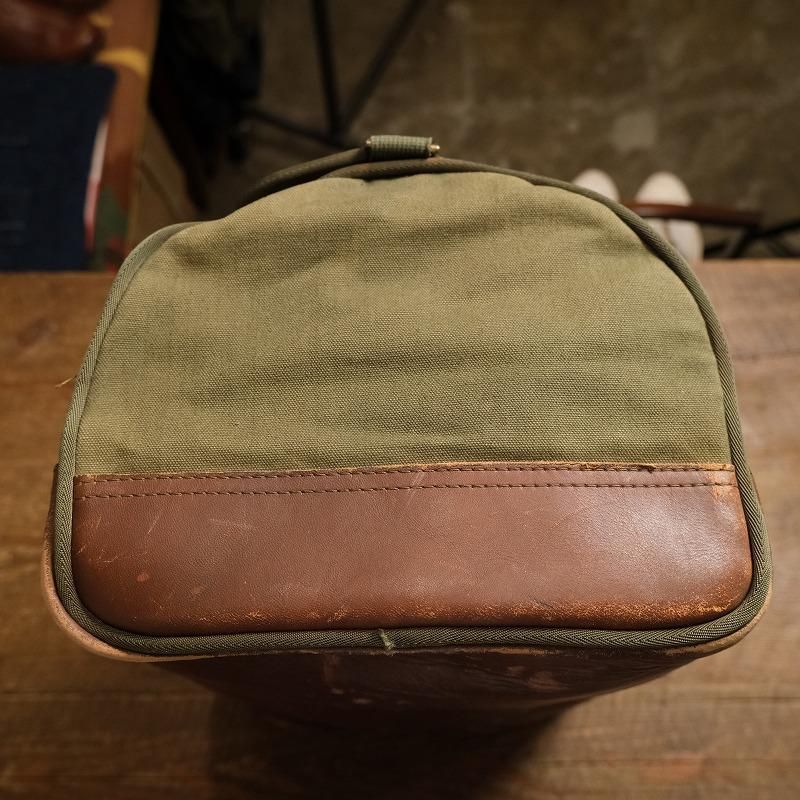 1970's GOKEYS CANVAS LEATHER BOSTON BAG
