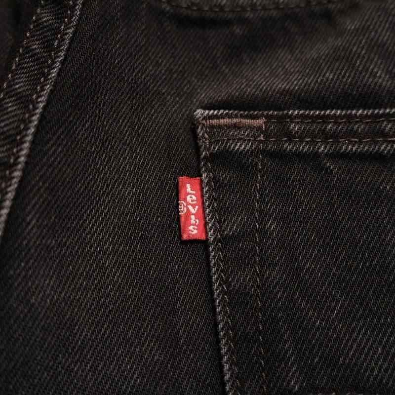 LEVI'S 501 BLACK DENIM PANTS