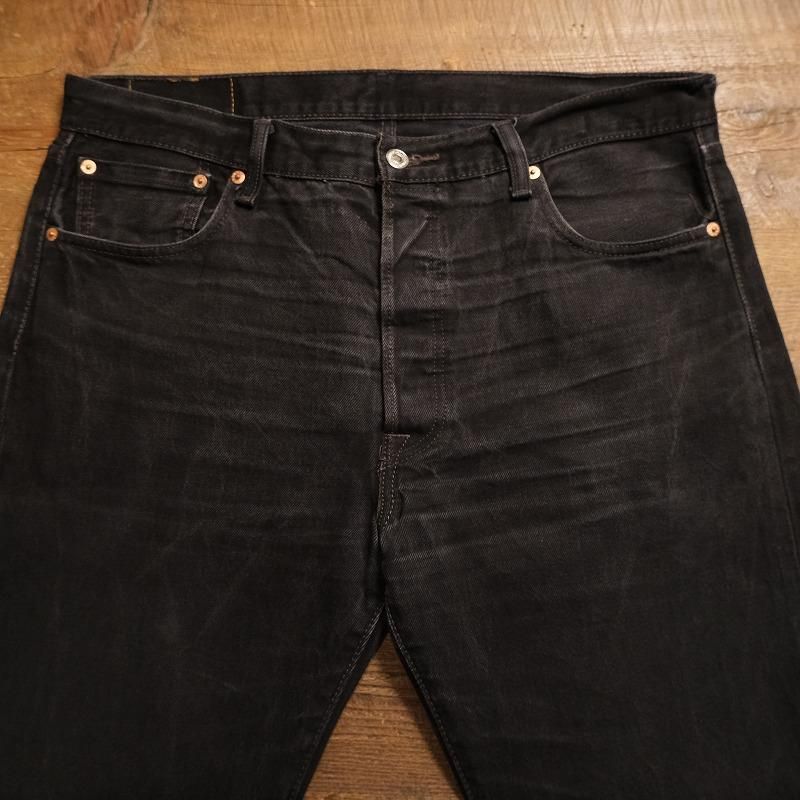 LEVI'S 501 BLACK DENIM PANTS