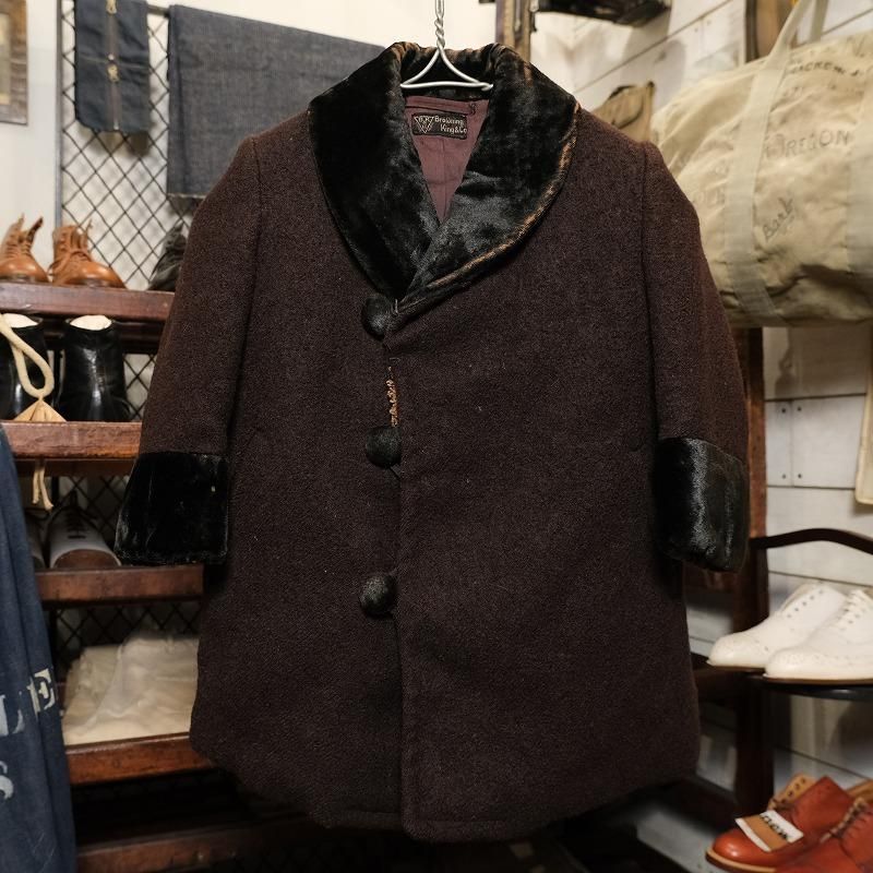 1910's BROWNING KING & CO WOOL COAT