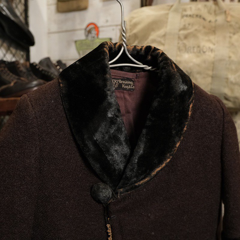 1910's BROWNING KING & CO WOOL COAT