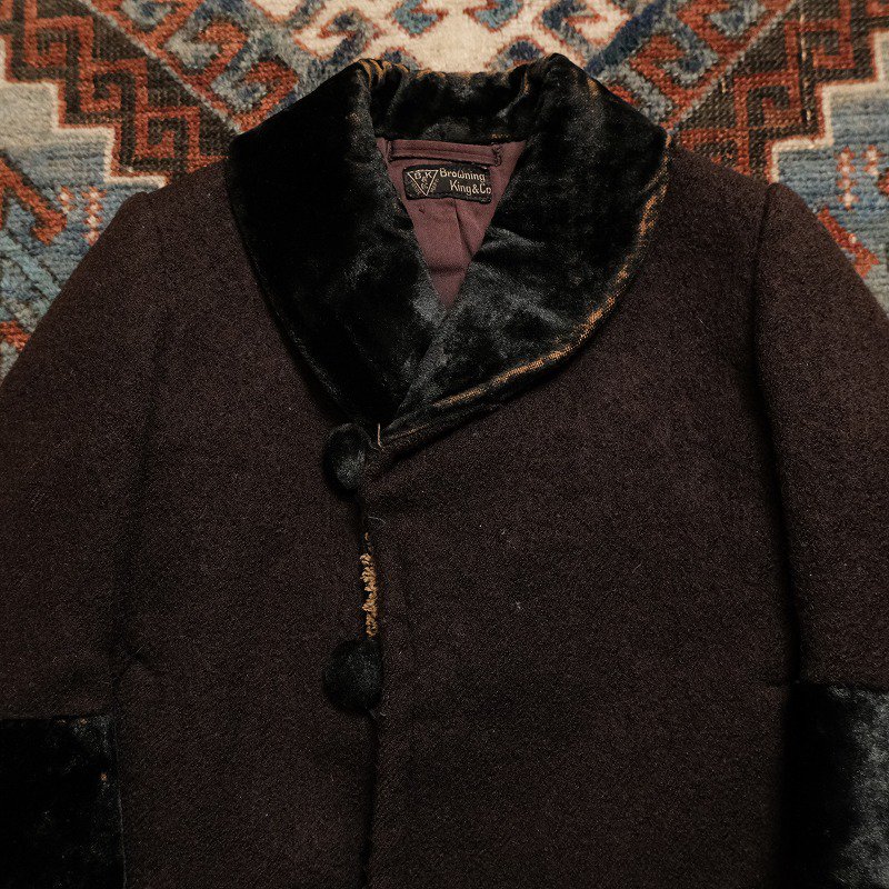 1910's BROWNING KING & CO WOOL COAT