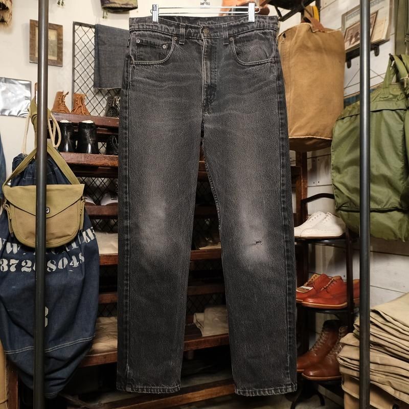 1990's LEVI'S 505 BLACK DENIM PANTS