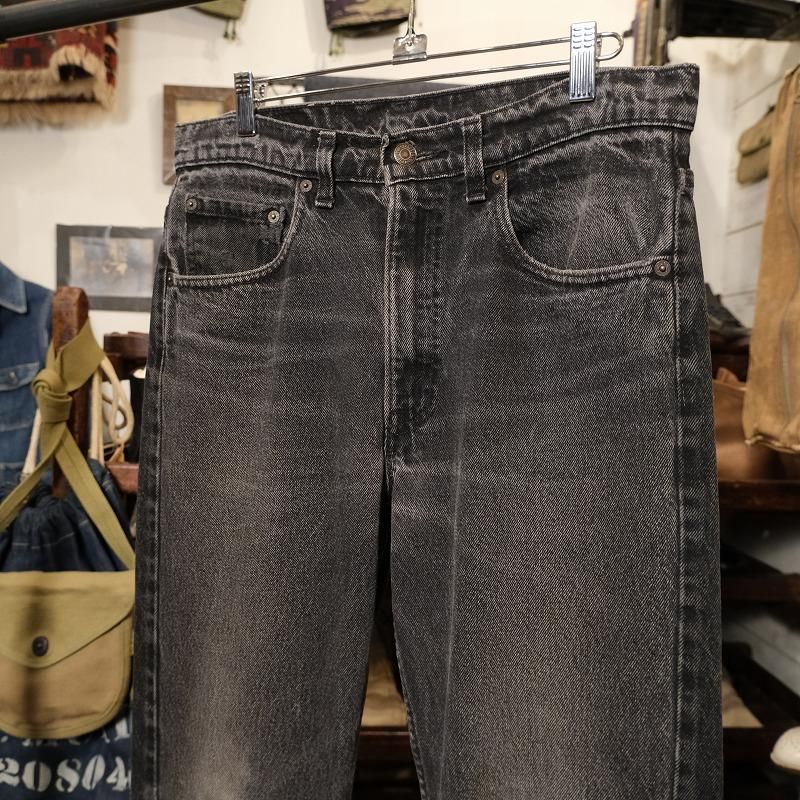 1990's LEVI'S 505 BLACK DENIM PANTS