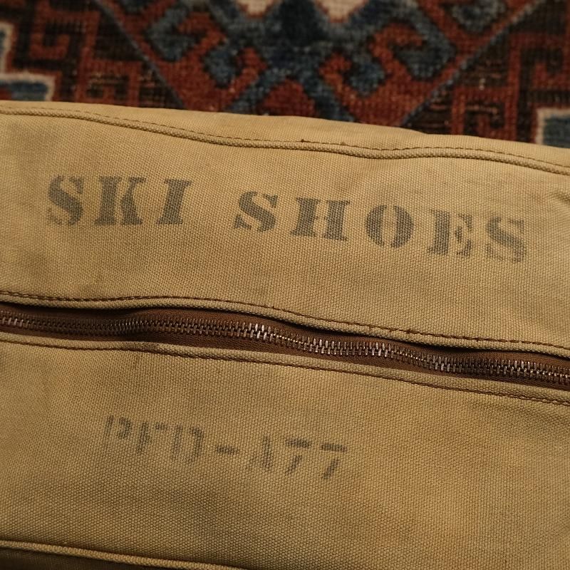 1930's SKI SHOES BAG