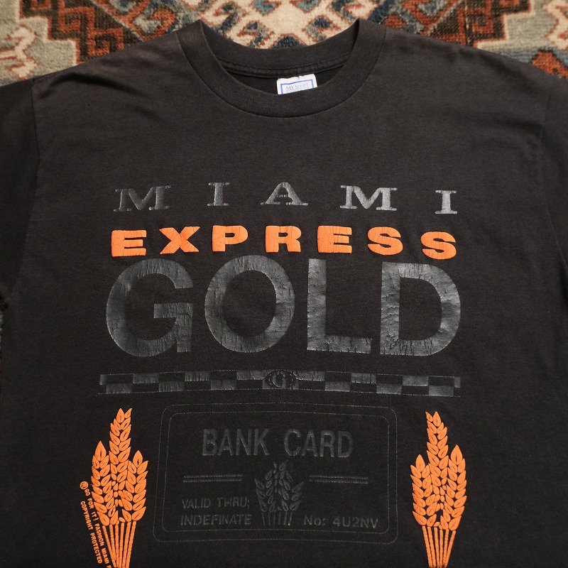 1990's MIAMI EXPRESS GOLD T-SHIRT