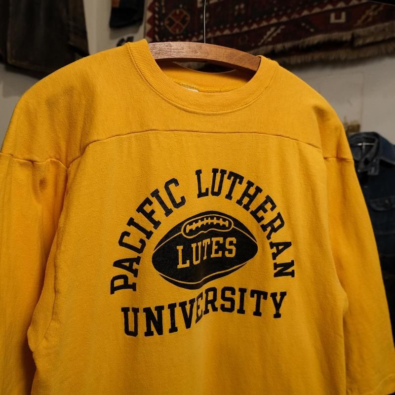 1970's CHAMPION FOOTBALL T-SHIRT (PACIFIC LUTHERAN)