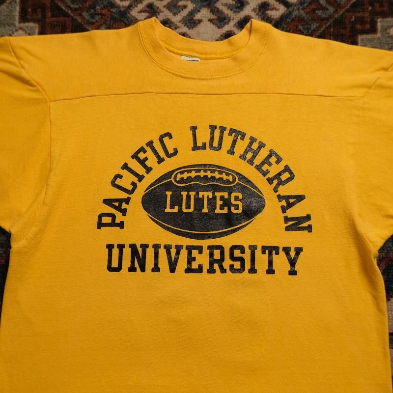 1970's CHAMPION FOOTBALL T-SHIRT (PACIFIC LUTHERAN)