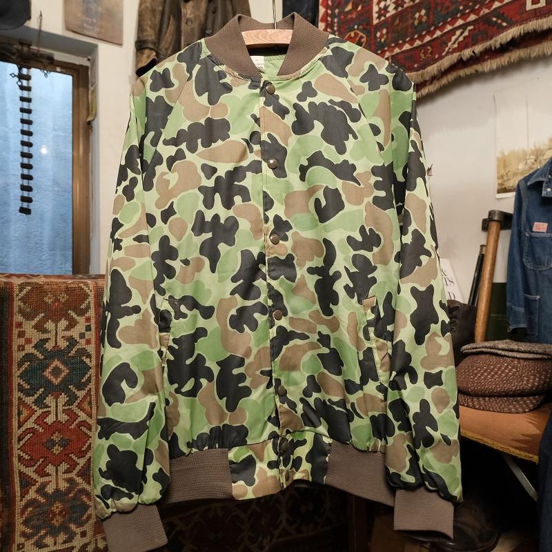 1970's CAMOUFLAGE NYLON JACKET