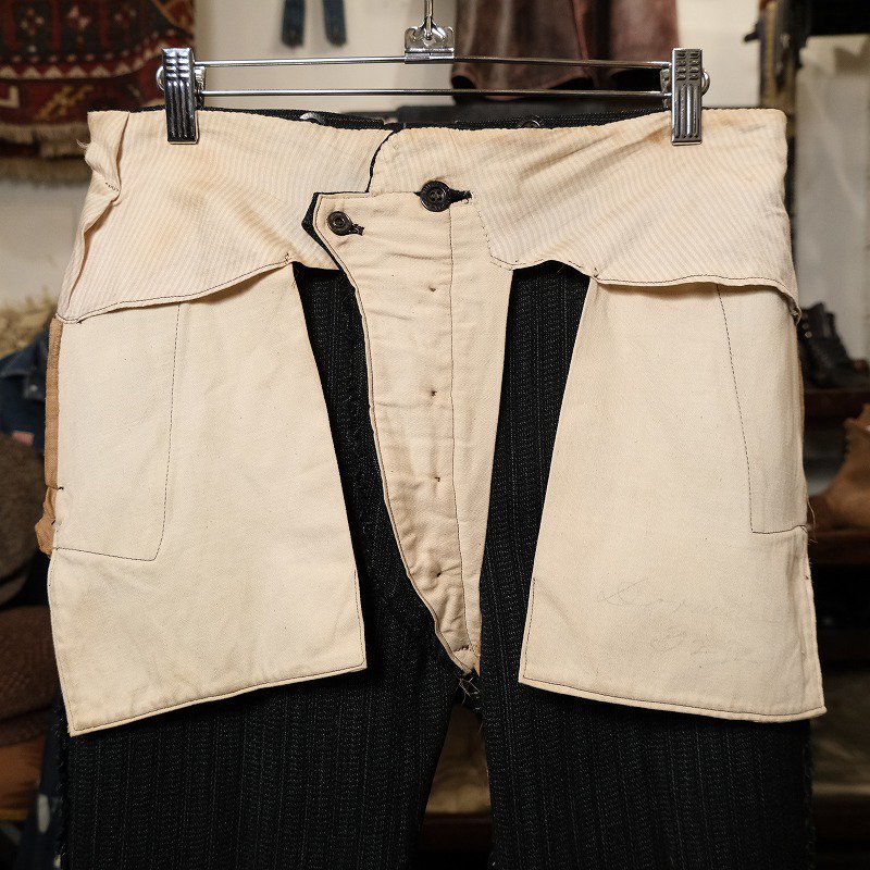 1900's WOOL COTTON TROUSERS