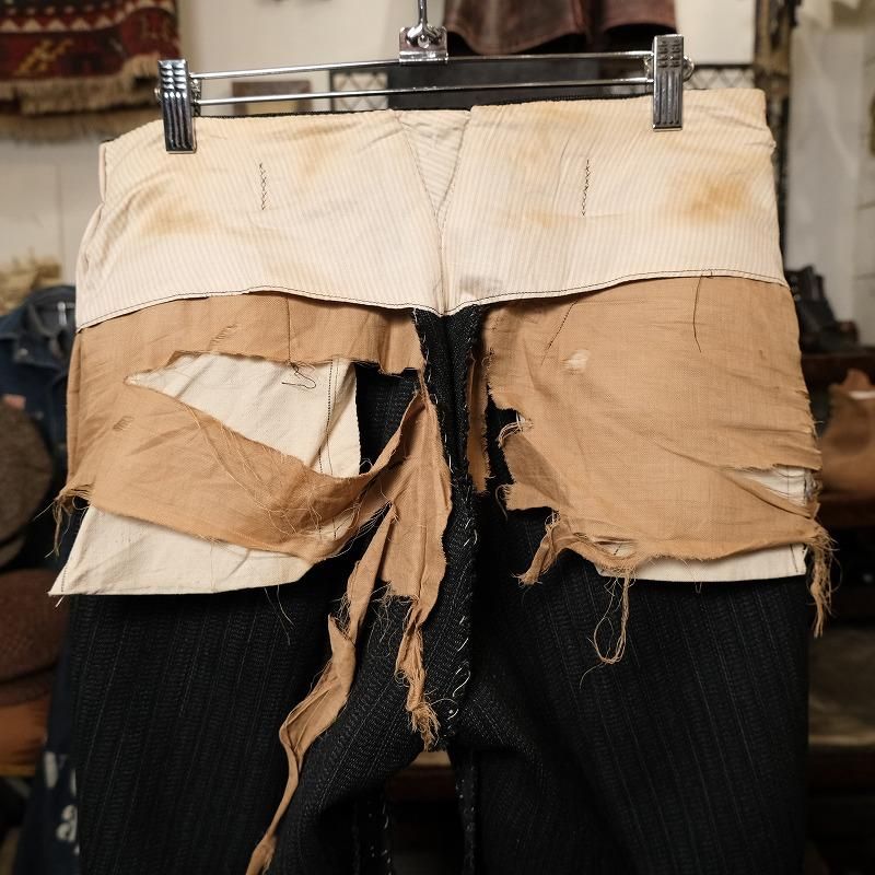 1900's WOOL COTTON TROUSERS