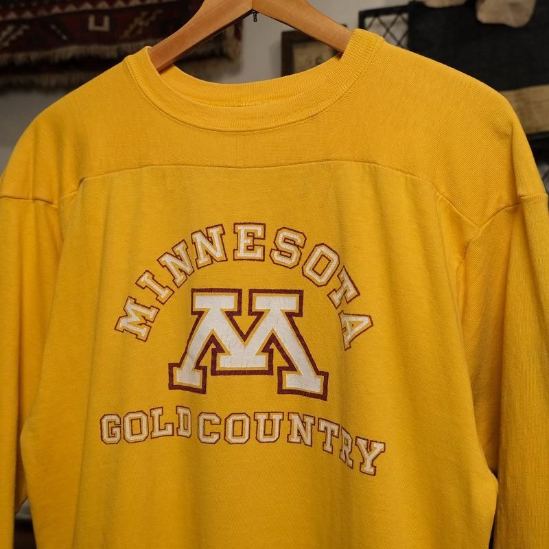 1970's CHAMPION FOOTBALL T-SHIRT(MINNESOTA GOLD COUNTRY)