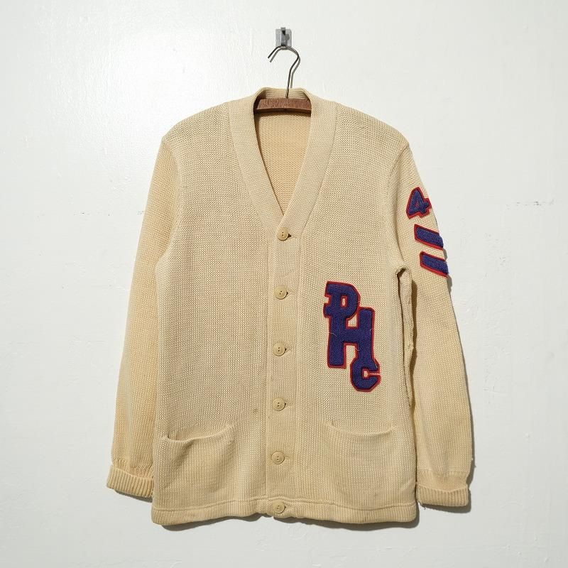 1940's NELSON KNITTING MILLS CO LETTERED CARDIGAN