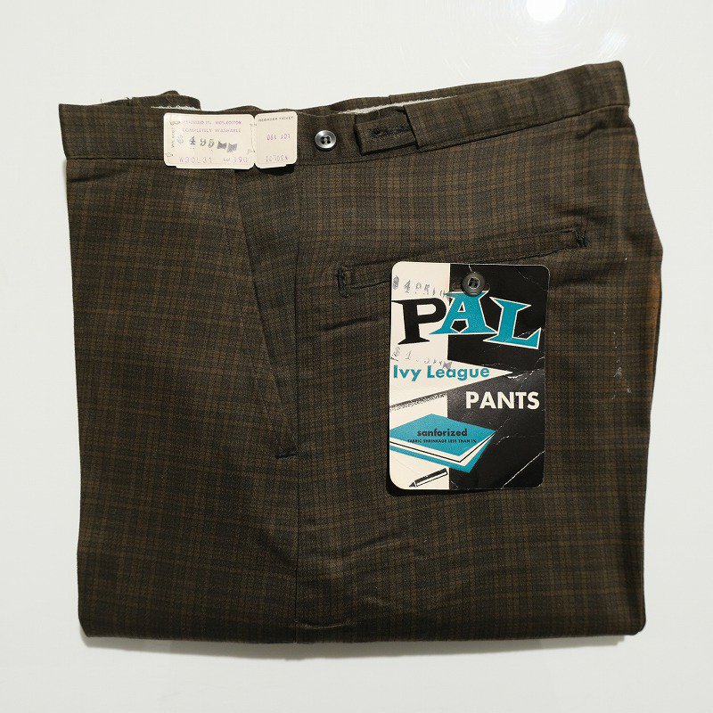 1960's PAL IVY LEAGUE COTTON SLACKS