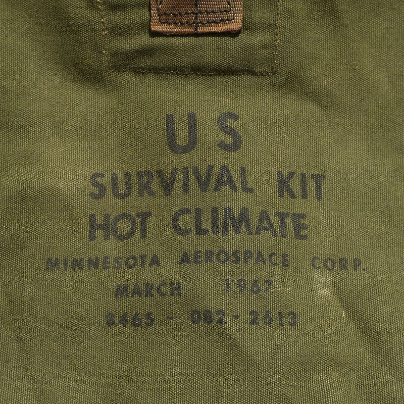 1960's US SURVIVAL KIT BAG