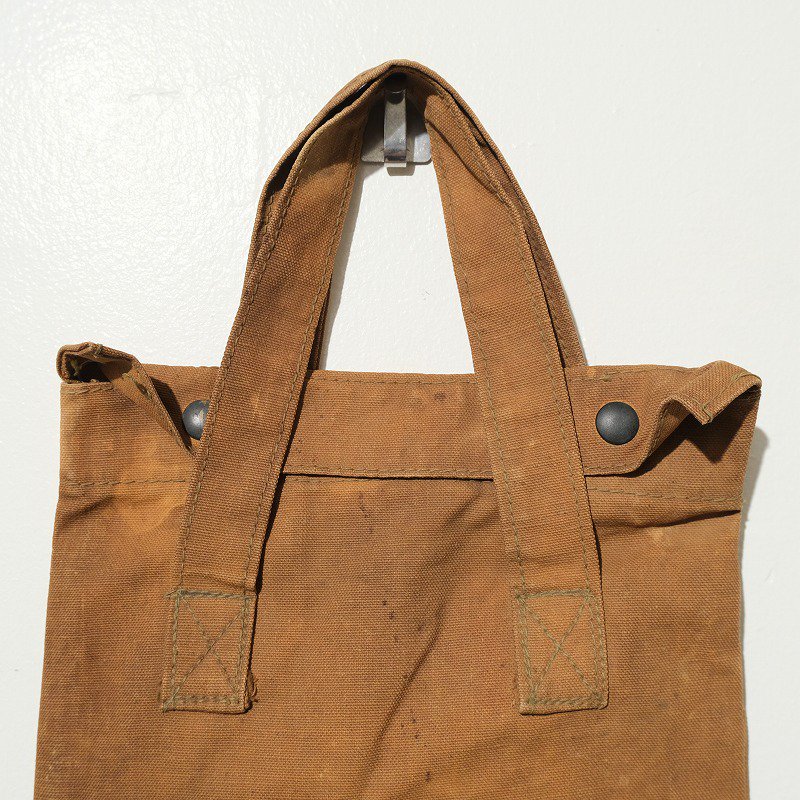 1920's BROWN CANVAS BAG