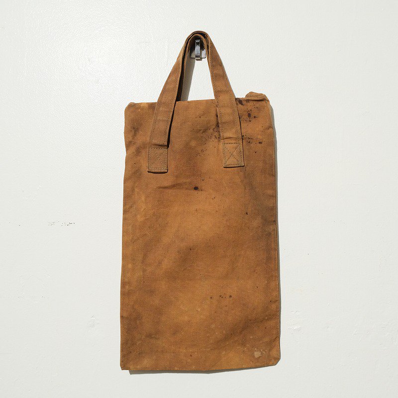 1920's BROWN CANVAS BAG