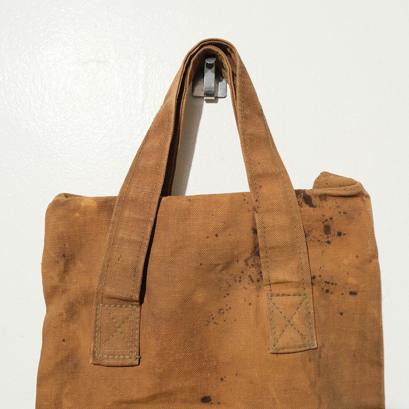 1920's BROWN CANVAS BAG