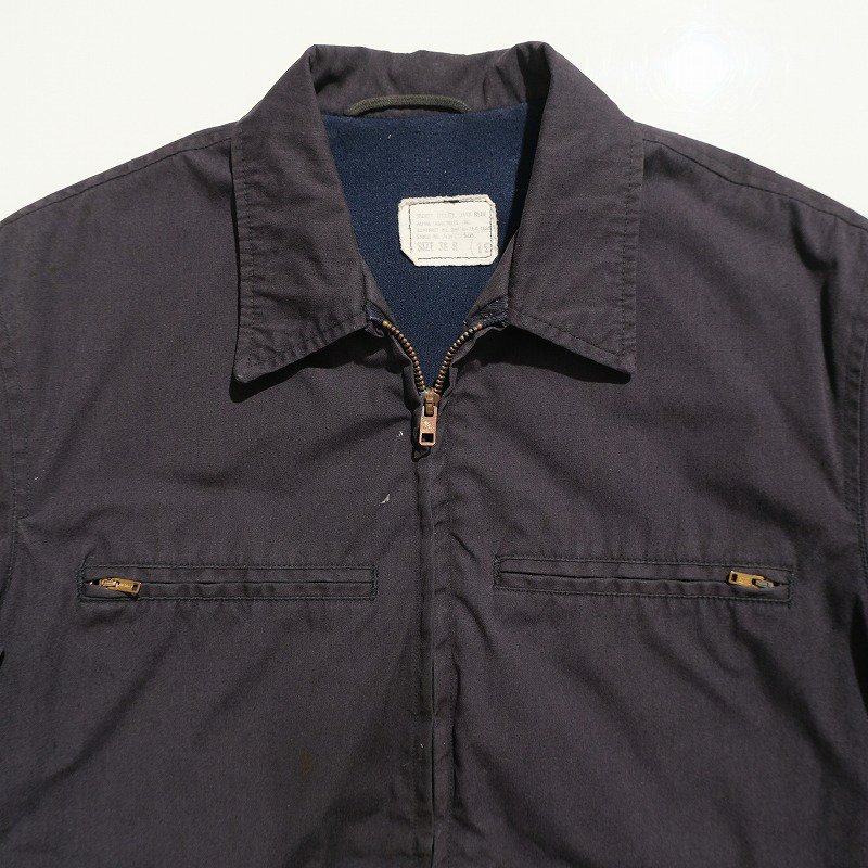 1970's U.S.NAVY DARK BLUE UTILITY JACKET