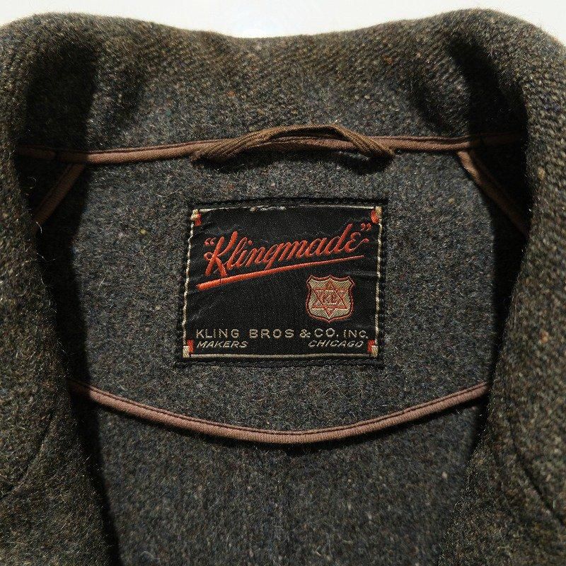 1920's KLING BROS & CO. INC. WOOL OVERCOAT