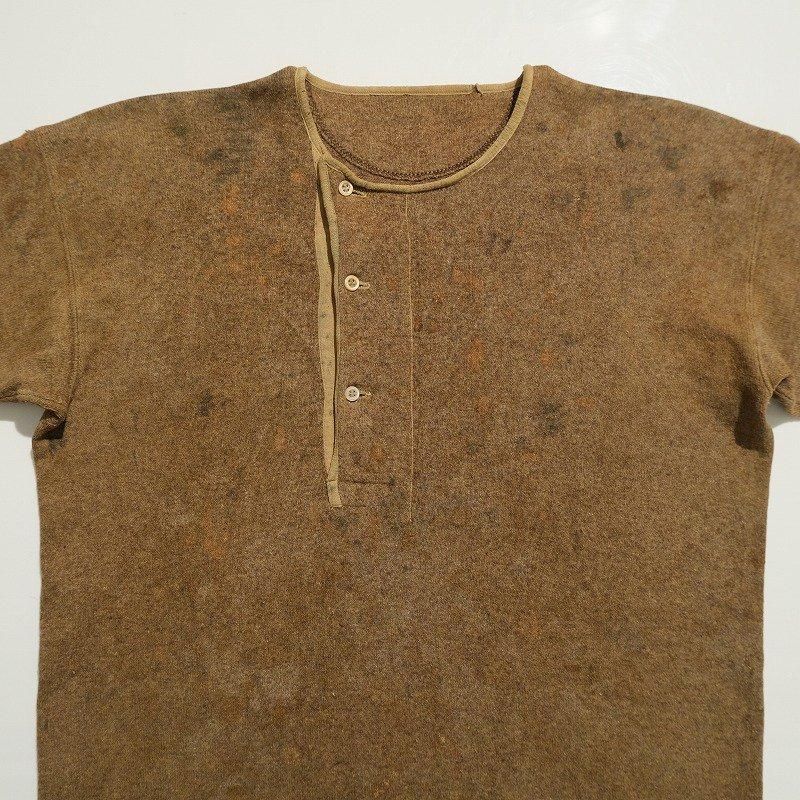 1900's MINER WORKER HENLEY NECK