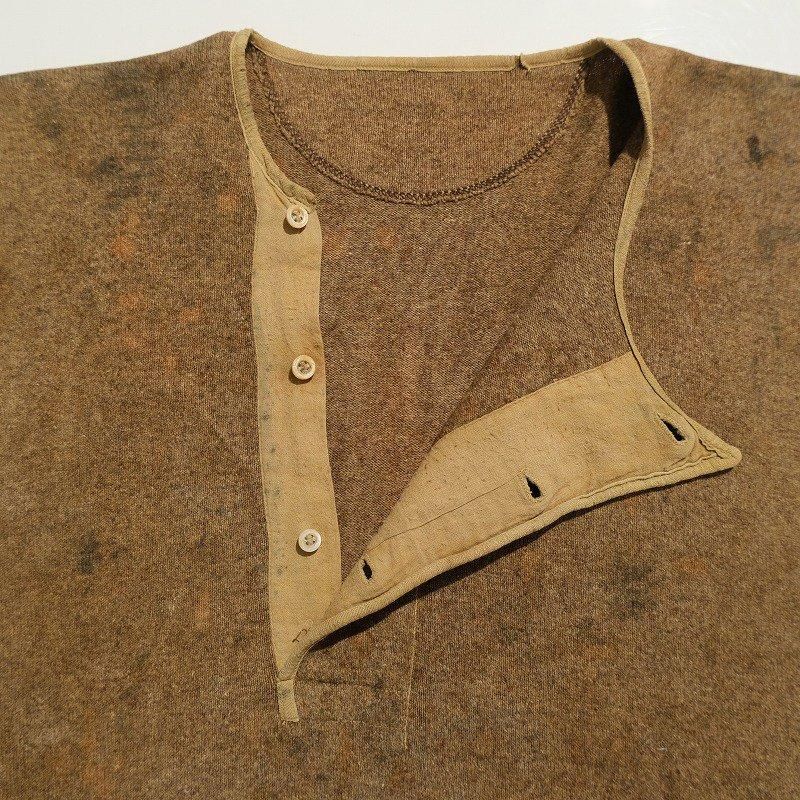 1900's MINER WORKER HENLEY NECK