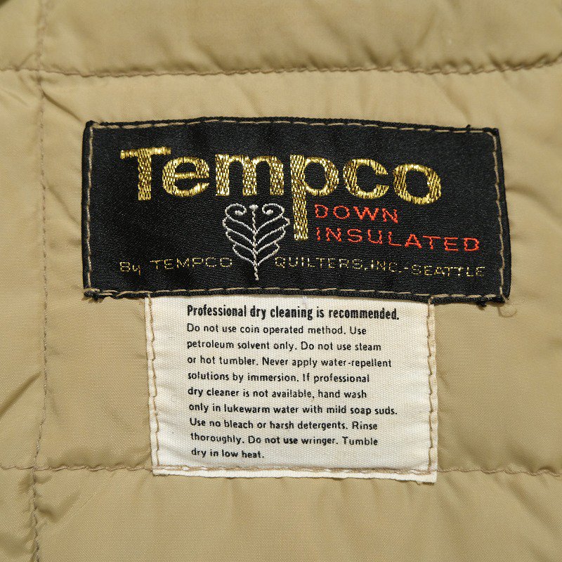 1970's TEMPCO DOWN VEST