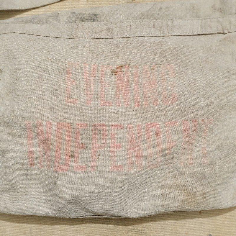 1950's EVENING INDEPENDENT NEWSPAPER BAG