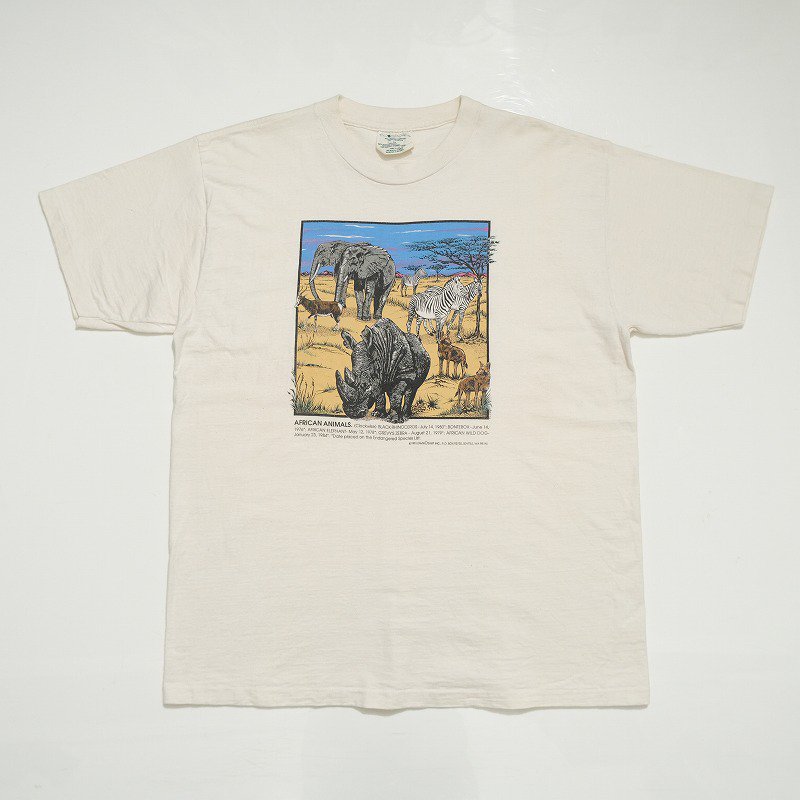 1990's AFRICAN ANIMALS T-SHIRT