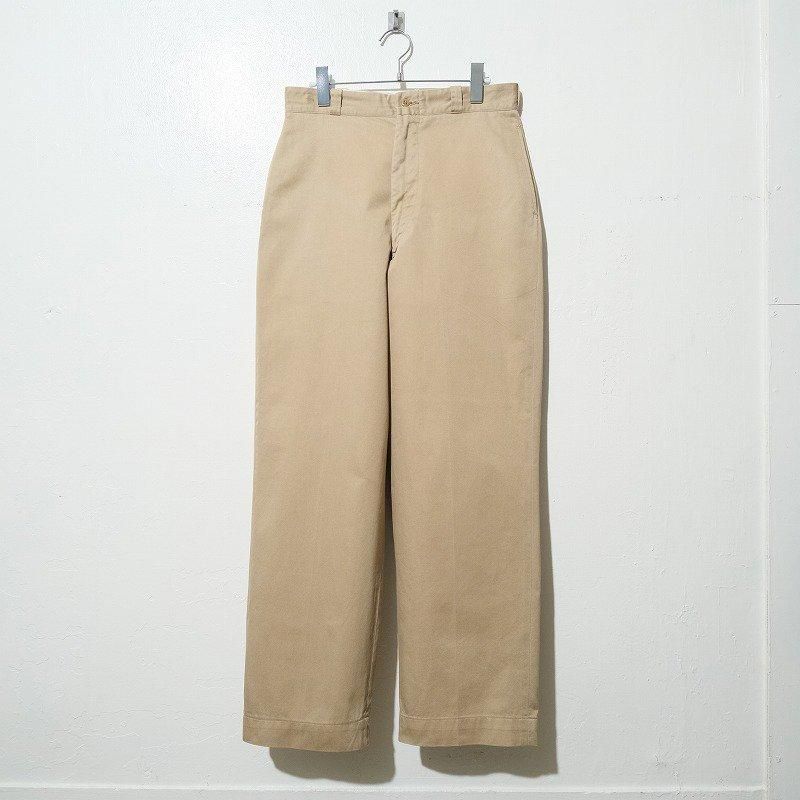 1960's U.S.ARMY COTTON KHAKI TROUSERS