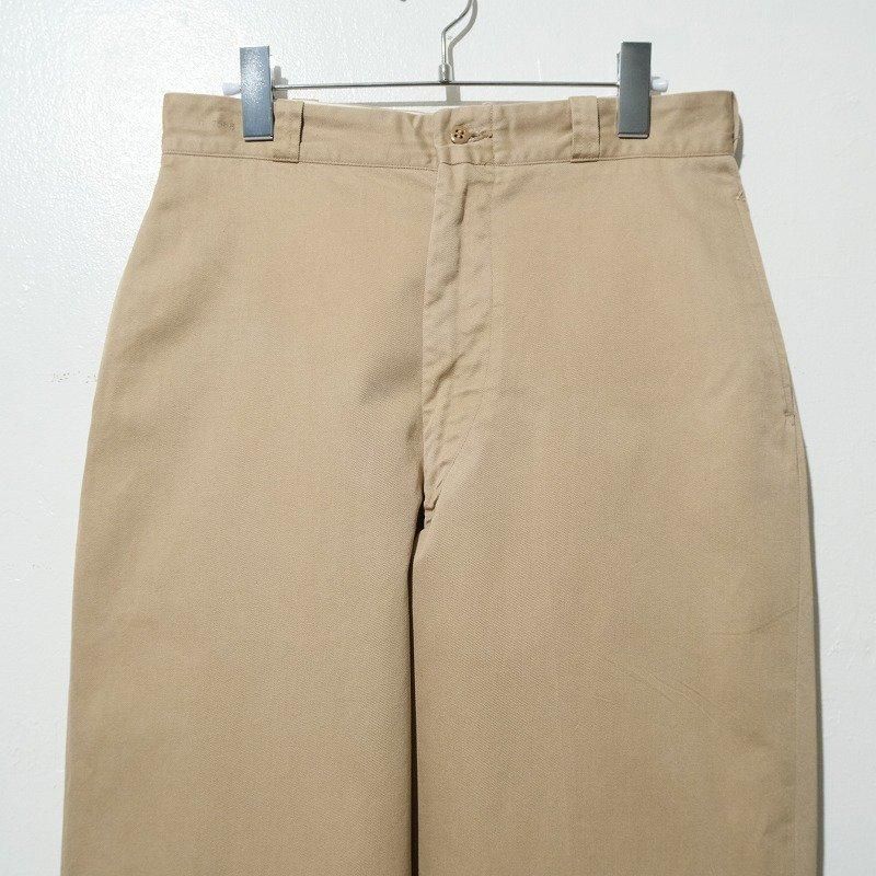 1960's U.S.ARMY COTTON KHAKI TROUSERS