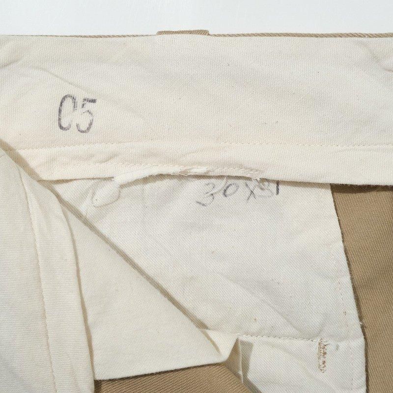 1960's U.S.ARMY COTTON KHAKI TROUSERS